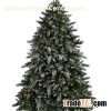 Flocked Mixed Pvc Pine Tree