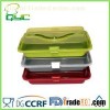 Non-Stick Carbon Steel Colorful Coating Cake Tin With Carrier