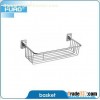 Wall mounted bathroom dual tier shower shelf