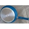 pressed aluminum fry pan with golden non-stick