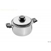 stainless  steel pot with bakelite handle