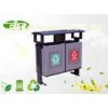 Galvanized Steel Metal Garbage Can Steel Garden Bin Standing For Community
