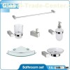 Wall mounted ceramic bathroom set