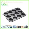 Non-Stick Carbon Steel Disposable 12 Cups Cupcake Tray