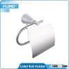 Wall mounted toilet paper roll holder