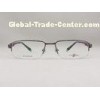 Men's Half Frame Titanium Eyewear Eyeglasses Grey Charmant Optical Frames ZT11765
