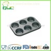 Non-Stick Carbon Steel 6 Cups Muffin Pan