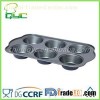 Non-Stick Carbon Steel 6 Big Cup Jumbo Muffin Tray