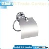 Brass chrome toilet towel paper dispenser