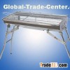 Portable folding BBQ grill