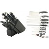 15pcs kitchen knife set with wooden block