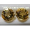 Natural Citrine Gemstones Round Loose Calibrated Briolettes Faceted cut