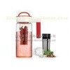 Custom 3 in one glass water infuser pitcher / fruit infusion pitcher 1 - 56oz