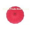 46 Inch Red Pagoda Wedding Parasol Umbrellas Unique Pretty For Women