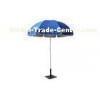 40 Inch Solid Sun Beach Umbrella UV Protection With Strong Metal Pole