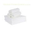 OEM White Rectangle Disposable Bath Towels 100 Cotton 145gsm