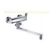 Ceramic cartridge Wall Mounted Bath Taps With Long Spout For Bathroom