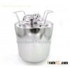 2.5 gallon New Stainless steel Ball Lock Cornelius Style Beer OB Keg With Metal Handles
