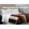 Customized Hotel White Cotton Fabric Luxury Hotel Bedding Sets 200TC with Embroedery