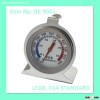 Heavy duty bimetal oven safe pizza oven thermometer