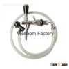 Homebrew Equipment,Stainless steel Chrome Plated beer tap & Ball lock Disconnect (Liquid) & 1m Envir