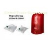 Red Refillable Liquid Hand Soap Dispenser Kitchen With Disposable Bag