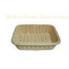 Food safe Polyrattan Bread Basket , supermarket Displaying  Baskets