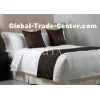 Embroider Sateen White or Custom Collection Hotel Bed Linens Soft and Comfortable