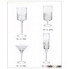 glass cup with clear water decoration