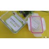 640nl Rectangle Transparent High Borosilicate Glass Storage container