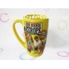 yellow tall mug/lipton ceramic mug/custom coffee mug/12oz