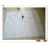 Disposable White PE Poncho
