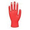 Powdered Red Rubber Latex Glove hair dying and gardening non allergenic