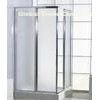 Satin Frosted Shower Tempered Glass 1/4" Easy Cleaning Safety Corners