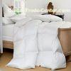 Grid Embossing Cotton Duck Down Feather Quilt / Luxurious Washed Thick Comforter