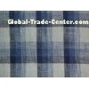Blue Cotton Linen Blend Fabric