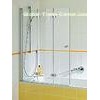 Easy Cleaning Shower Door Glass Transparent Obscure Pattern