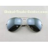 Shiny Gold Frame Ash Green Lens Ray Ban Aviator Shield Toad Sunglasses RB3026 62mm