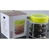 850ml 1350ml 1850ml Lead Free Food Glass Storage Jar