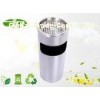 Round Plastic Stainless Steel Ashtray Bin Standing For Hotal Cylindrical