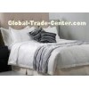 Cotton Embroidery Fabric 220TC Luxury Hotel Bedding Sets Queen Size / Full Size