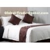Queen Size 3cm Stripe Jacquard Luxury Hotel Bed Linen For Sheraton Soft and Comfortable