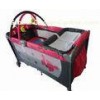 Small Soft Red Vertical Portable Baby Playpen For Home