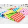 Colorful Striped Microfiber Cleaning Cloth , Microfiber Face Cloth 30*30cm