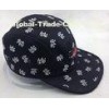 Full Printing Flat Brim 5 Panel Camp Hat Cap with Woven Label
