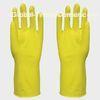 Spray flocklined Household Latex Gloves , Industrial Latex Gloves