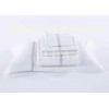 Queen Size Hotel Quality Bedding 4pc Bed Sheet Set 100% Cotton Plain White Hotel Linen