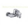 Contemporary Wall Mounted Single Lever Bathtub Shower Faucet with Brass divertor and Gravity body fo