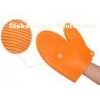 Household Small  food grade silicone baking gloves Anti - slip with printed logo