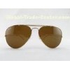 UV 400 Brown Ray Ban Aviator Shield Brand Name Sun Glasses RB 3407 58# For Outdoorsman